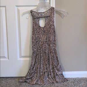Garage cheetah print dress with pockets!